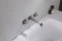 Смеситель для раковины Abber Wasserfall AF8612NG С ВНУТРЕННЕЙ ЧАСТЬЮ, никель