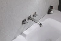 Смеситель для раковины Abber Wasserfall AF8612NG С ВНУТРЕННЕЙ ЧАСТЬЮ, никель