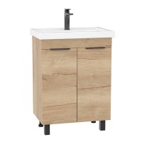 Тумба под раковину без столешницы Onika Легран 70 напольная, дуб галифакс
