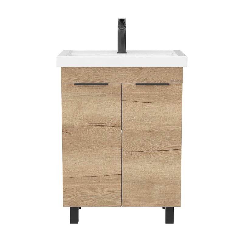 Тумба под раковину без столешницы Onika Легран 70 напольная, дуб галифакс