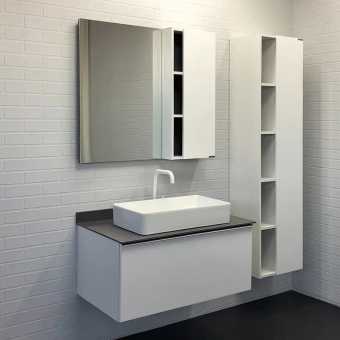 Мебель для ванной Comforty Милан 90 подвесная, белый глянец