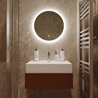 Зеркало круглое Mixline Саванна -Лайт 50 с подсветкой