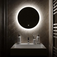 Зеркало круглое Mixline Саванна -Лайт 50 с подсветкой