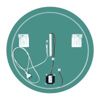 Зеркало круглое Mixline Саванна -Лайт 50 с подсветкой