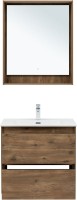 Мебель для ванной комнаты Aquanet Милан 70 подвесная, дуб рустикальный