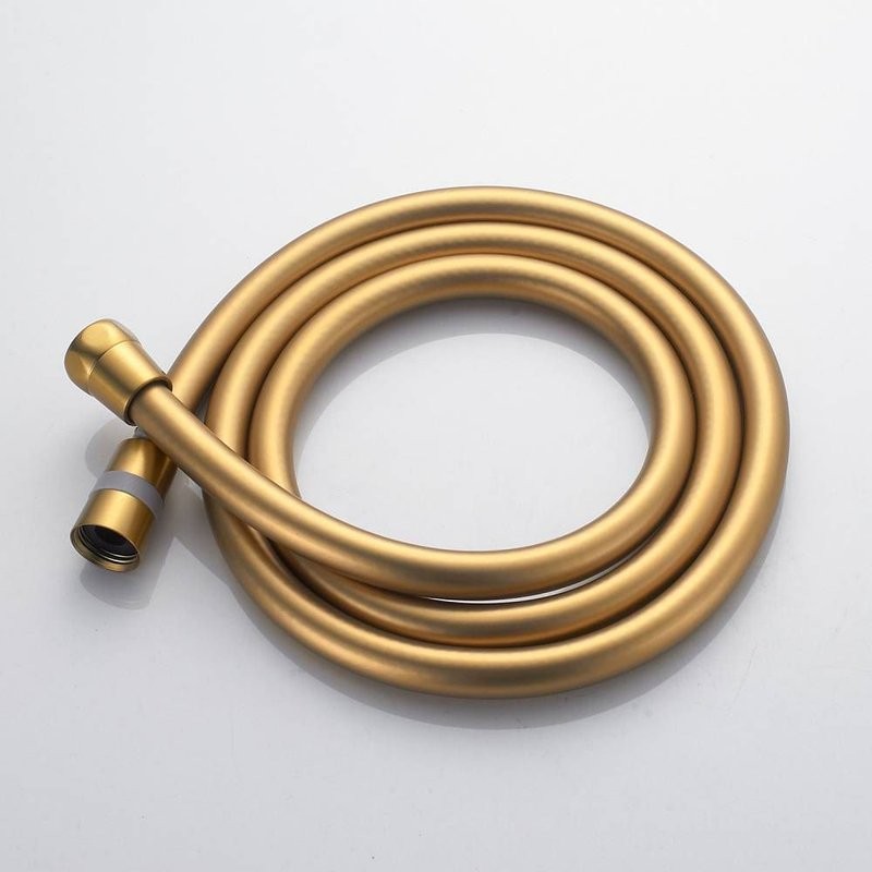 Душевая система встраиваемая Shevanik S4335G, золотой сатин