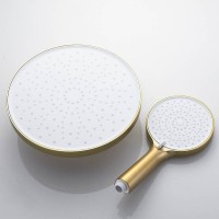 Душевая система встраиваемая Shevanik S4335G, золотой сатин