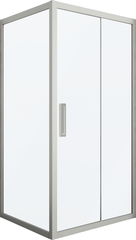Душевой уголок Kubele DE019 S-MAT-MT 105х105 см, профиль матовый хром