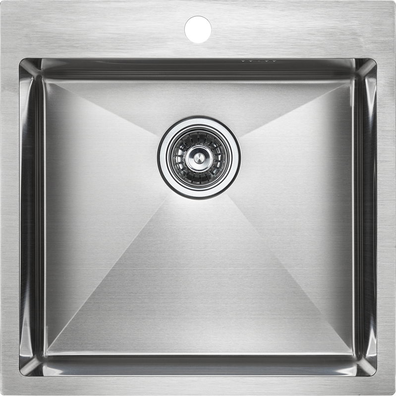 Комплект Мойка Paulmark Kroner PM215151-BS брашированная нержавеющая сталь + Смеситель Siegen Si213111-CRw хром, с гибким изливом + Измельчитель Intenso