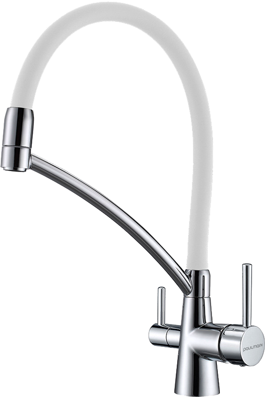 Комплект Мойка Paulmark Kroner PM215151-BS брашированная нержавеющая сталь + Смеситель Siegen Si213111-CRw хром, с гибким изливом + Измельчитель Intenso