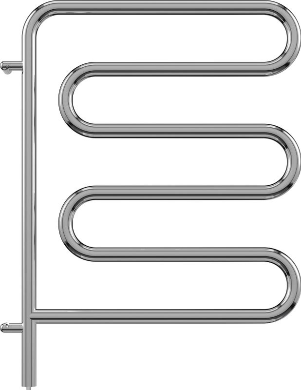 Полотенцесушитель электрический Terminus Ш-образный 450x570 поворотный