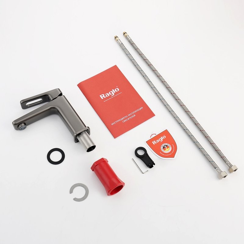 Смеситель для раковины Raglo R51.10.09, графит