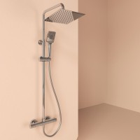 Душевая стойка Sancos Kanedo SC7100CH с термостатом, хром