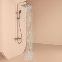 Душевая стойка Sancos Kanedo SC7100CH с термостатом, хром