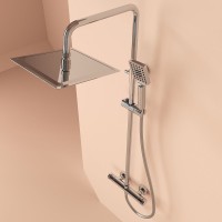 Душевая стойка Sancos Kanedo SC7100CH с термостатом, хром