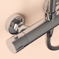 Душевая стойка Sancos Kanedo SC7100CH с термостатом, хром