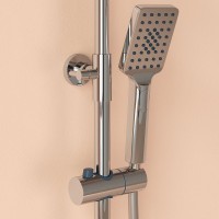 Душевая стойка Sancos Kanedo SC7100CH с термостатом, хром