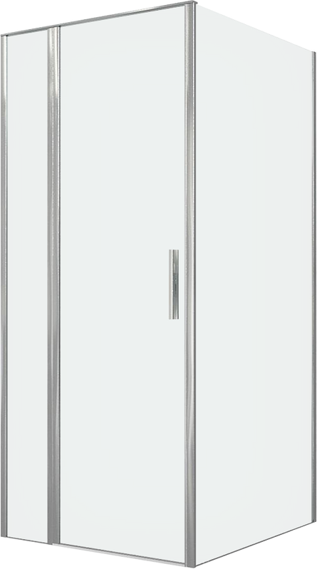 Душевой уголок Allen Brau Priority 90x100, профиль хром, стекло прозрачное