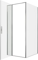 Душевой уголок Allen Brau Priority 90x100, профиль хром, стекло прозрачное