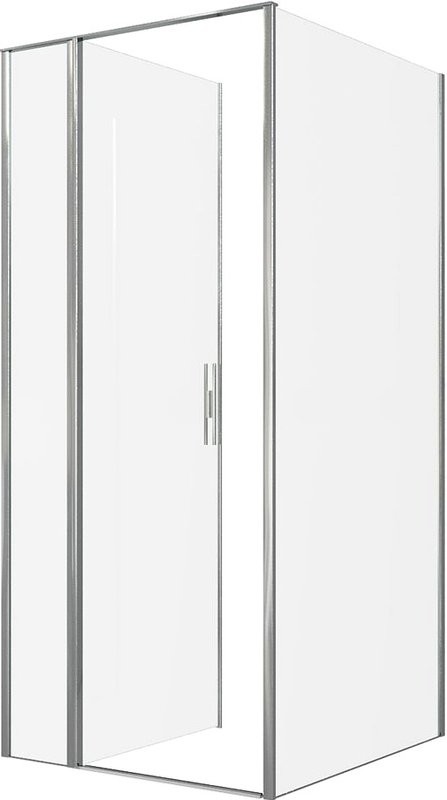 Душевой уголок Allen Brau Priority 90x100, профиль хром, стекло прозрачное
