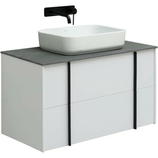 Тумба под раковину Allen Brau Reality 90 подвесная, белый матовый