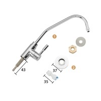 Кран Frap F1052-10 для фильтра, хром Кран Frap F1052-10 для фильтра, хром