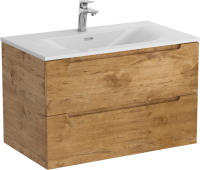 Тумба с раковиной BelBagno Etna 80 rovere nature, раковина BB-8099-80
