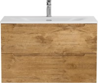 Тумба с раковиной BelBagno Etna 80 rovere nature, раковина BB-8099-80