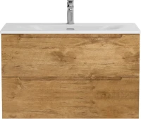 Тумба с раковиной BelBagno Etna 80 rovere nature, раковина BB-8099-80