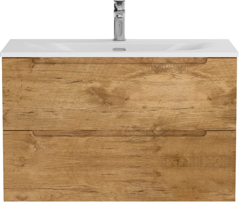 Тумба с раковиной BelBagno Etna 80 rovere nature, раковина BB-8099-80