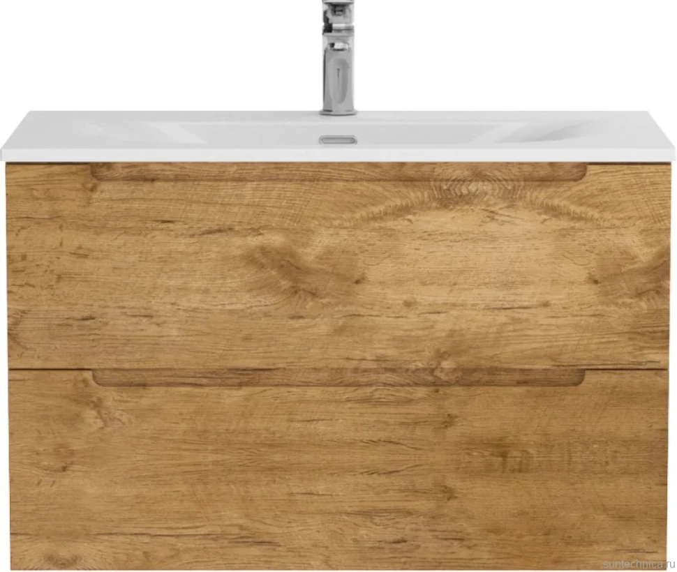 Тумба с раковиной BelBagno Etna 80 rovere nature, раковина BB-8099-80
