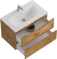 Тумба с раковиной BelBagno Etna 80 rovere nature, раковина BB-8099-80