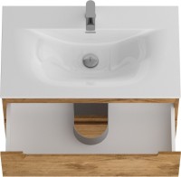 Тумба с раковиной BelBagno Etna 80 rovere nature, раковина BB-8099-80