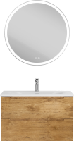 Тумба с раковиной BelBagno Etna 80 rovere nature, раковина BB-8099-80