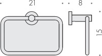 Полотенцедержатель Colombo Design Plus W4931
