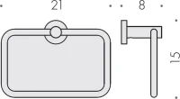 Полотенцедержатель Colombo Design Plus W4931 Полотенцедержатель Colombo Design Plus W4931