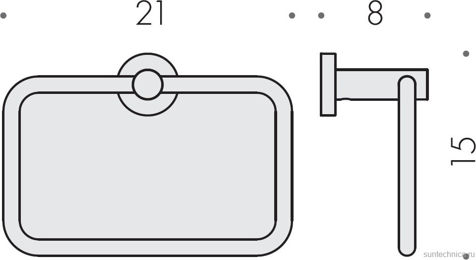 Полотенцедержатель Colombo Design Plus W4931