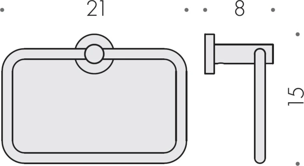 Полотенцедержатель Colombo Design Plus W4931