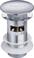 Донный клапан для раковины AQUATEK AQ6001CR с переливом, хром