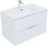 Мебель для ванной Aquanet Алвита 80 подвесная, белая матовая, 2 ящика