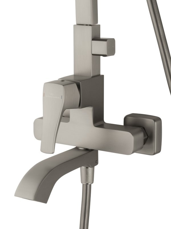 Душевая стойка Wonzon & Woghand Flex WW-88047072-BN брашированный никель