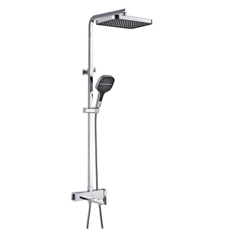 Душевая стойка Rose R1056 хром