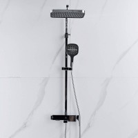 Душевая стойка Rose R1056 хром