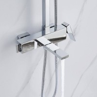 Душевая стойка Rose R1056 хром