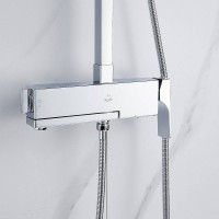 Душевая стойка Rose R1056 хром