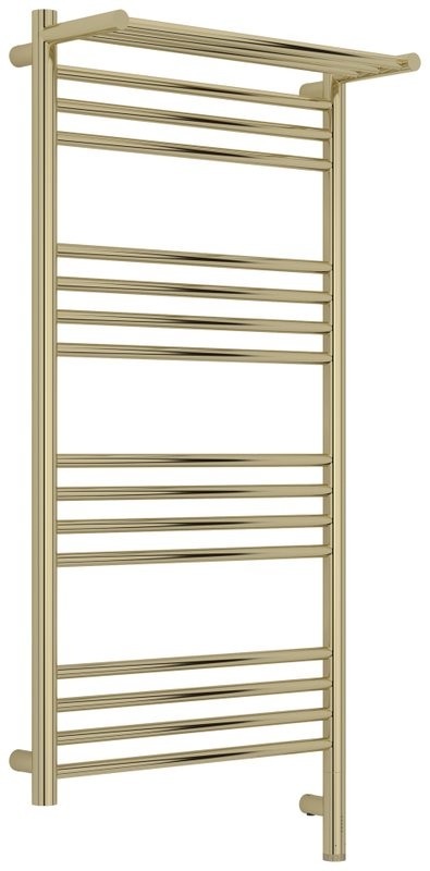 Полотенцесушитель электрический Сунержа Богема 3.1 020-6007-1050 110x55 см, подключение справа, шампань, лесенка, с полкой