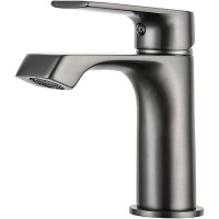 Смеситель для раковины Frap H71-9 F1071-9 оружейная сталь Смеситель для раковины Frap H71-9 F1071-9 оружейная сталь