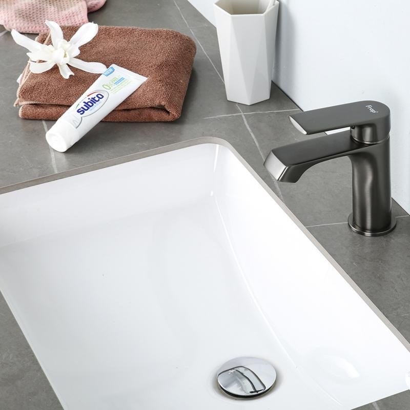 Смеситель для раковины Frap H71-9 F1071-9 оружейная сталь