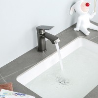 Смеситель для раковины Frap H71-9 F1071-9 оружейная сталь Смеситель для раковины Frap H71-9 F1071-9 оружейная сталь