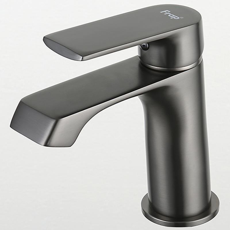 Смеситель для раковины Frap H71-9 F1071-9 оружейная сталь